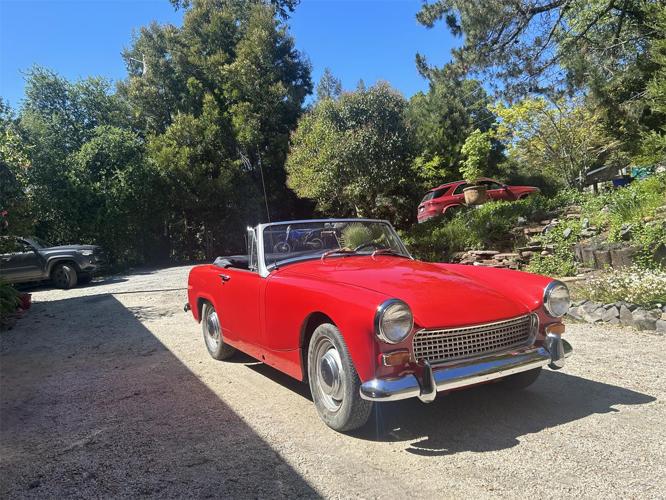 1967 austin-healey sprite in los gatos, california
