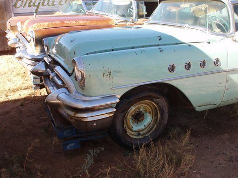 1955 buick super 322 v-8 4-door hardtop arizona car factory air restoration