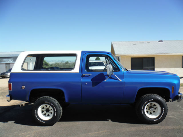 1976 k5 blazer 4x4 california truck, new interior & paint, runs & drives great !