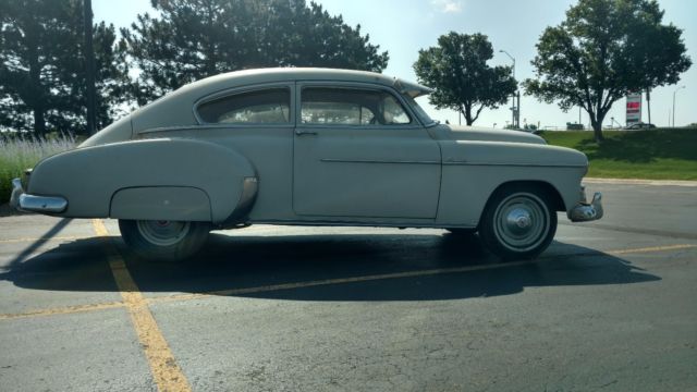 way kool 1949 chevrolet deluxe fastback, nice ole project