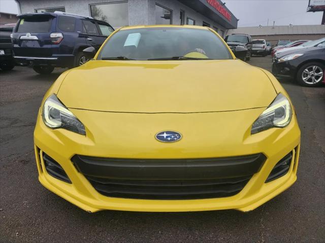 2017 subaru brz series. yellow
