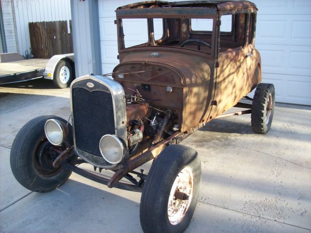 1928 ford model a coupe banger hot rod rat rod street rod trog pre war racer