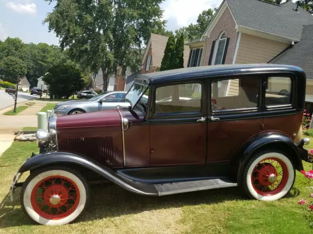 1931 ford model a slanted windshield