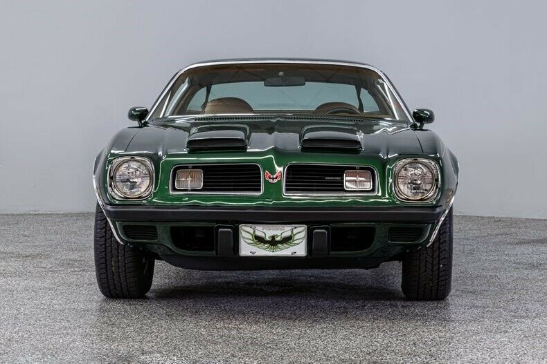1975 pontiac firebird formula 82732 miles green coupe 350ci 3-spd auto