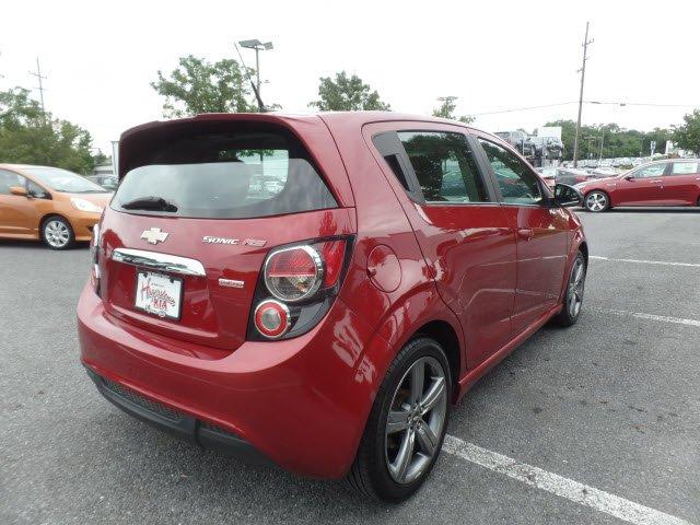 used 2014 chevrolet sonic rs hatchback hagerstown, md 21740 for sale in hagerstown, maryland