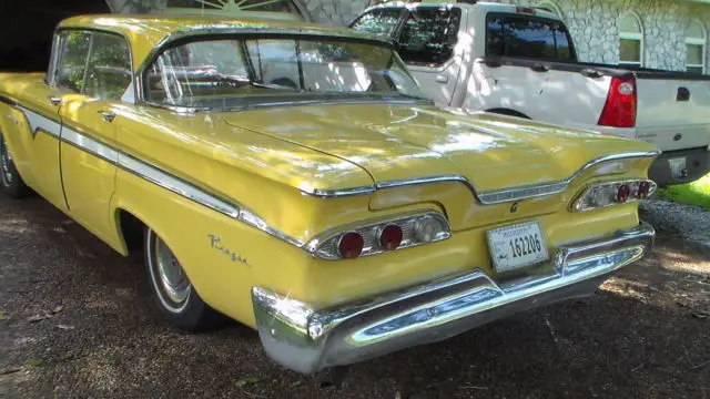 1959 ford edsel 4 door hard top 292 engine runs good restored