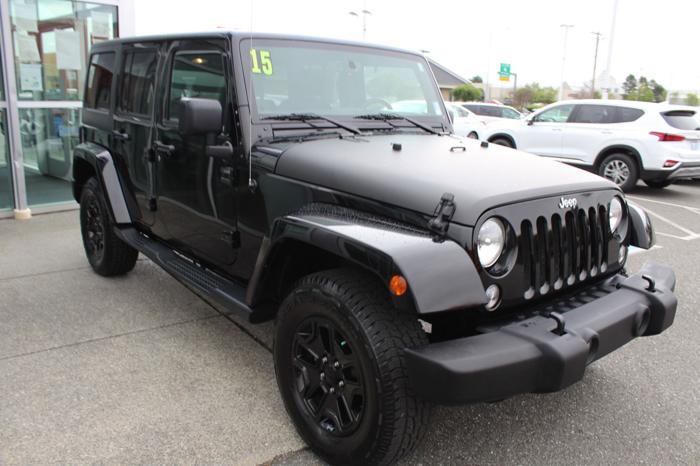 used 2015 jeep wrangler 4wd unlimited sahara burlington, wa 98233 for sale in alger, washington
