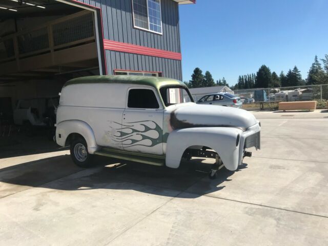 1952 gmc panel show truck project