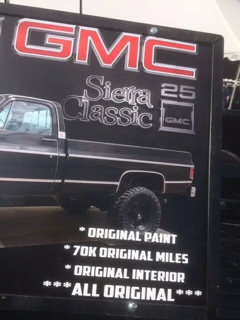 1979 gmc sierra 2500 4wd 4x4 pickup truck 71000 miles