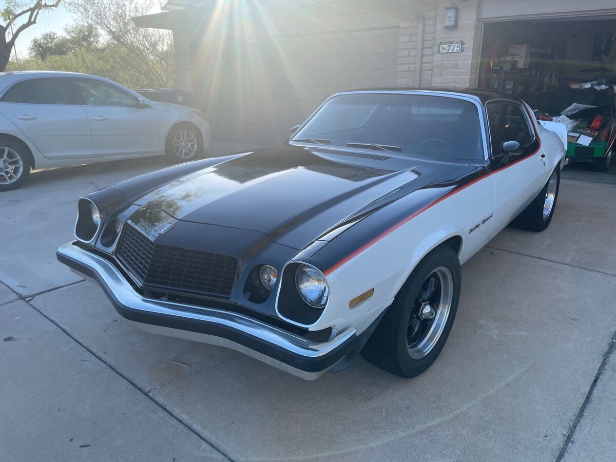 1976 chevrolet camaro black rwd automatic rally sport