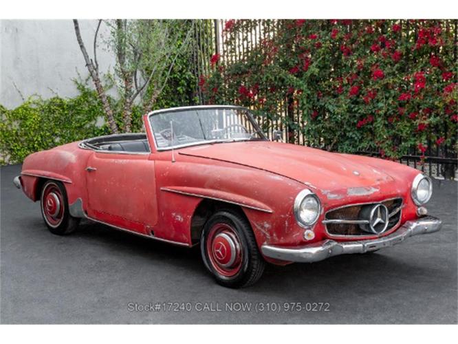 1959 mercedes-benz 190sl in beverly hills, california