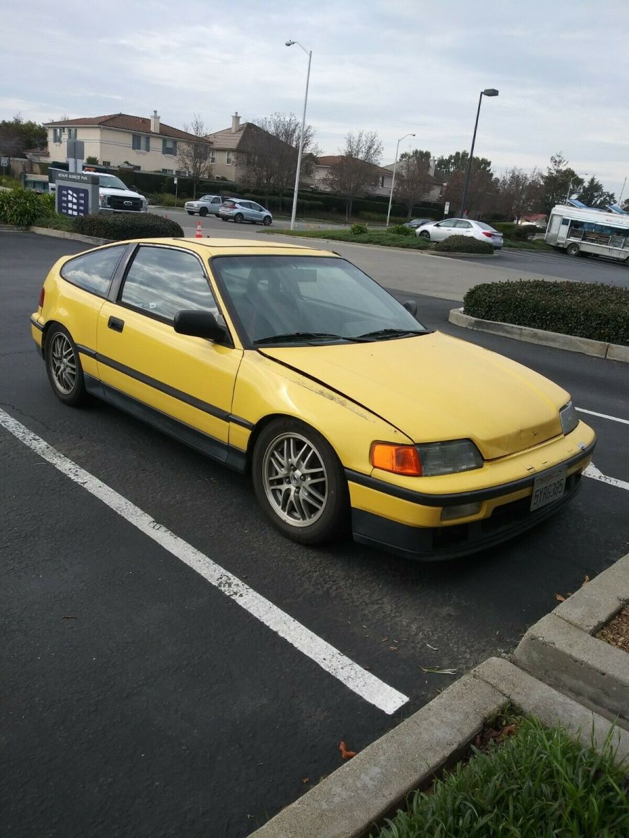 1989 honda crx si and parts car