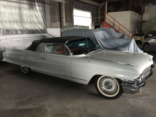 1962 cadillac series convertible rare power top clean new tires power steering