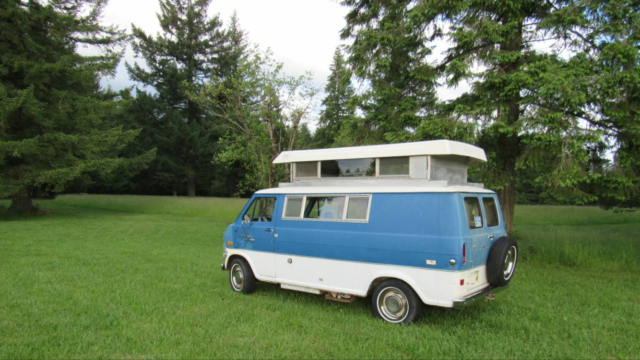 1974 ford econoline campervan pop top nr no reserve