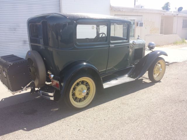 1930 ford model a 2 door sedan - full frame off restoration - museum quality