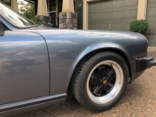 rare 1987 porsche 911 carrera targa 3.2l drives perfectly! venetian blue