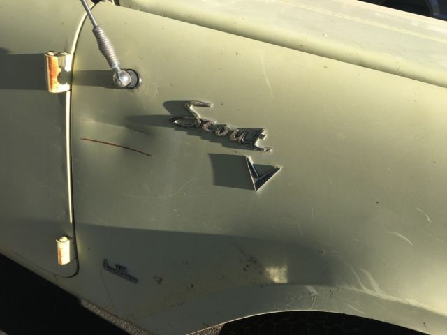 1969 international scout 800 "v" model v8