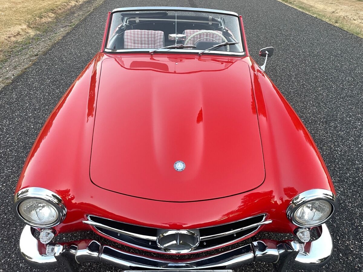 1959 mercedes-benz 190sl convertible red rwd manual 2dr