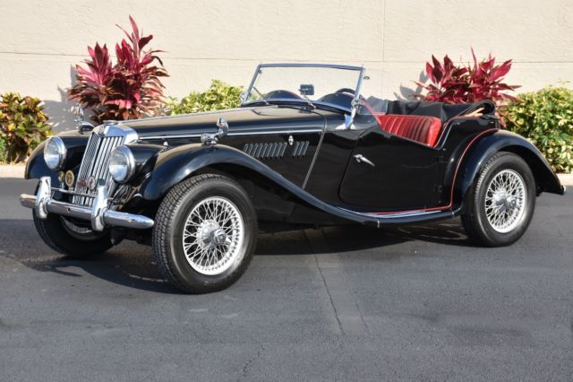 1954 mg tf roadster 0 black