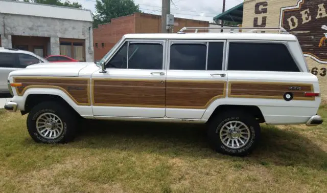 1991 jeep grand wagoneer 4x4 woody wagon daily driver original