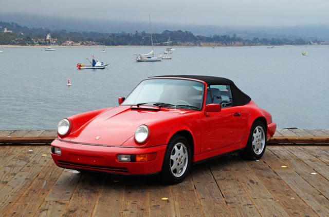 1991 porsche 911 carrera 2 cabriolet: 42k orig mi, gorgeous, mechanically strong