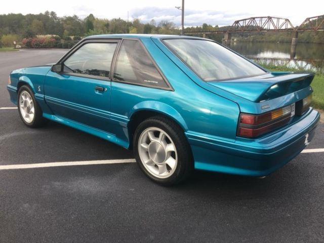 ******** 1993 ford mustang svt cobra black cloth 1 of 185 ********