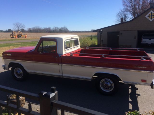968 ford f-100 ranger pickup truck 65000 original miles north carolina truck