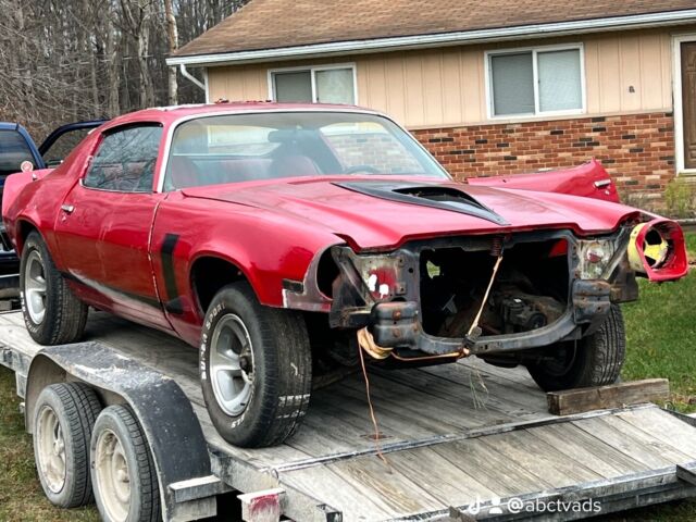 1974 chevrolet camaro red rwd manual