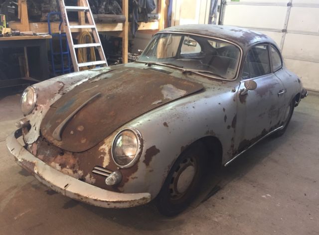 1964 porsche 356 c coupe project no reserve matching numbers!