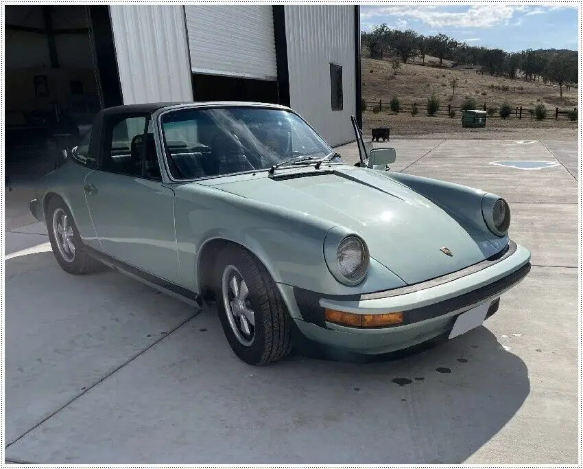 1977 porsche 911s targa (2.7l flat six - ice green metallic)