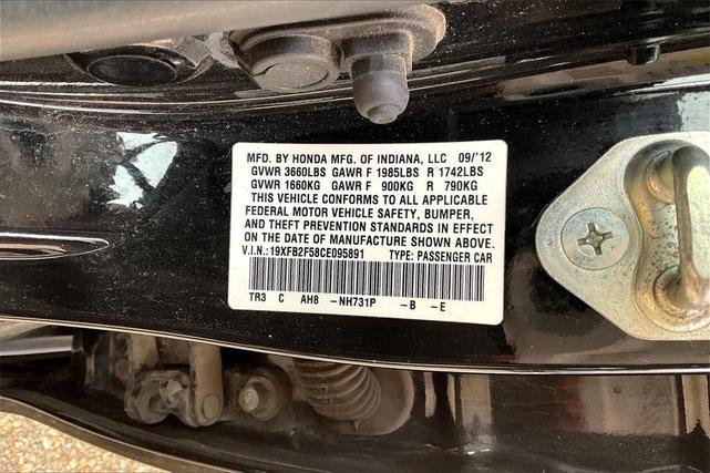 2012 honda civic lx