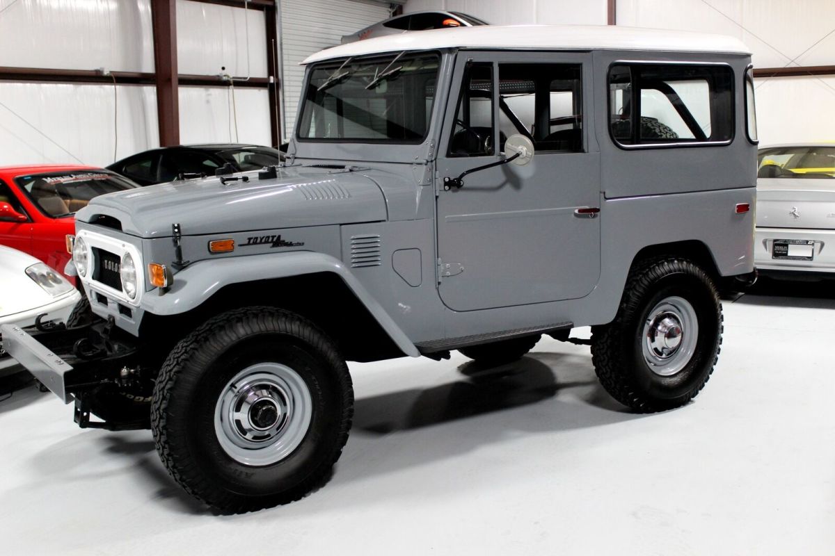 used 1973 toyota land cruiser fj40 grey suv manual