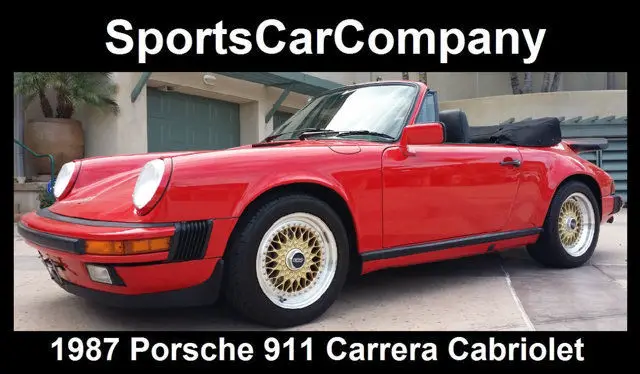 1987 porsche carrera cabriolet one owner low mile(32k) collector car call today!