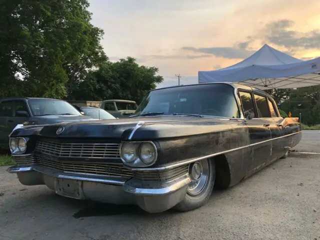 1964 cadillac limousine bagged 429 runs wide white wall tires