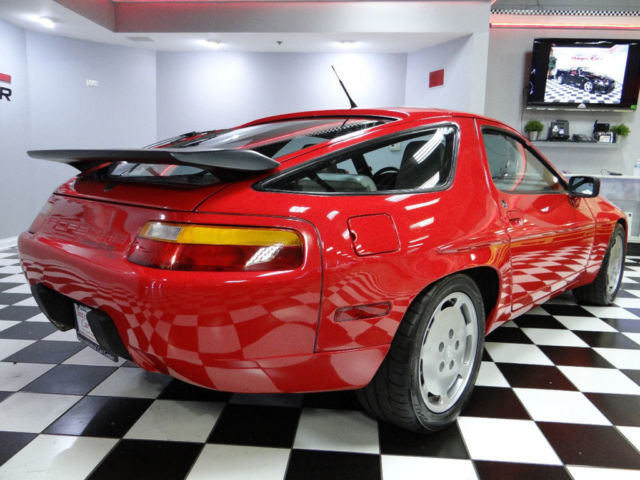 1989 porsche 928 s4 coupe major service just done guards red over linen gorgeous
