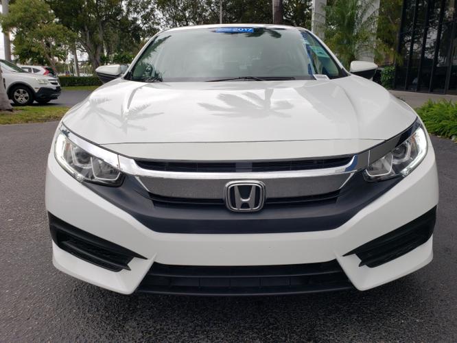 used 2017 honda civic lx sedan pompano beach, fl 33064 for sale in pompano beach, florida
