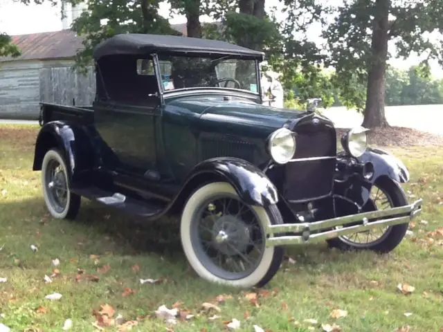 1929 ford model a open cab pickup