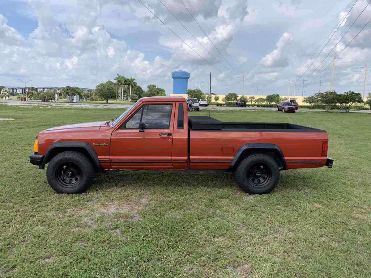 1991 jeep comanche pickup red rwd automatic base