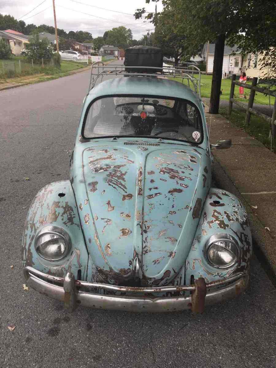 1973 volkswagen beetle rat rod patina lowered