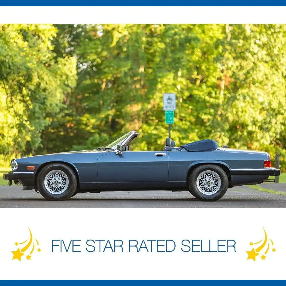 1989 jaguar xjs v12 convertible low 41k mi rare collectible serviced carfax!