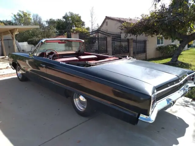 black 1965 dodge covertible w/383 big block