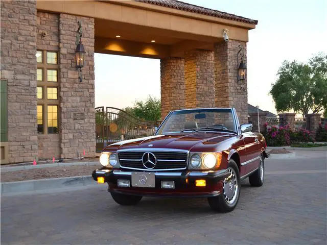 1988 mercedes-benz 560sl fully documented original az car from new