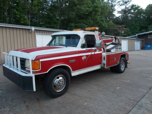 1987 ford f-350 wrecker tow truck factorybuilt