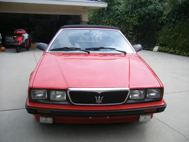 1989 maserati spyder/biturbo 2.9 l very good condition and runs strong, no rust