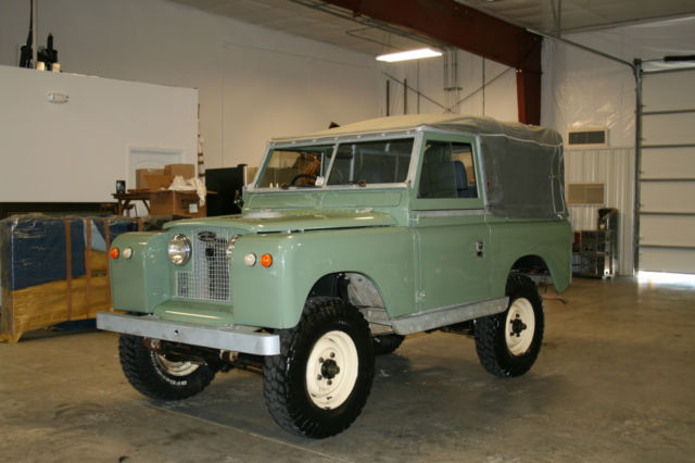 1967 land rover series iia 88” frame off rebuild,galvanized frame