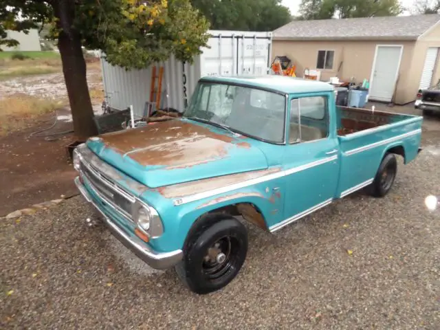 1968 international harvester 4x4 pickup 1100c 345 v8 t-16 4speed 66,100 original