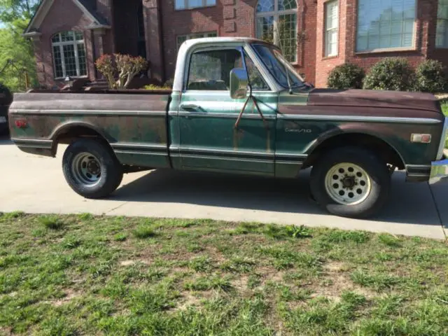 1969 chevrolet c10 truck! all original patina! short bed! factory swb c-10 look