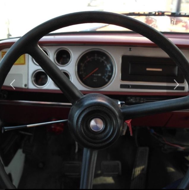 1978 dodge custom 400 with 7300 miles fire pump truck from norway