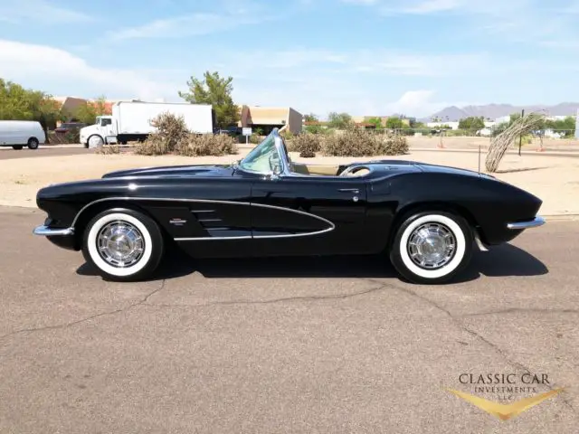1961 corvette roadster - 283ci v8 - 4-spd - a/c - 4-wheel discs - stunning car!!