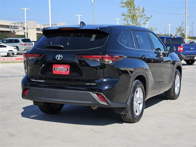 2024 toyota highlander le